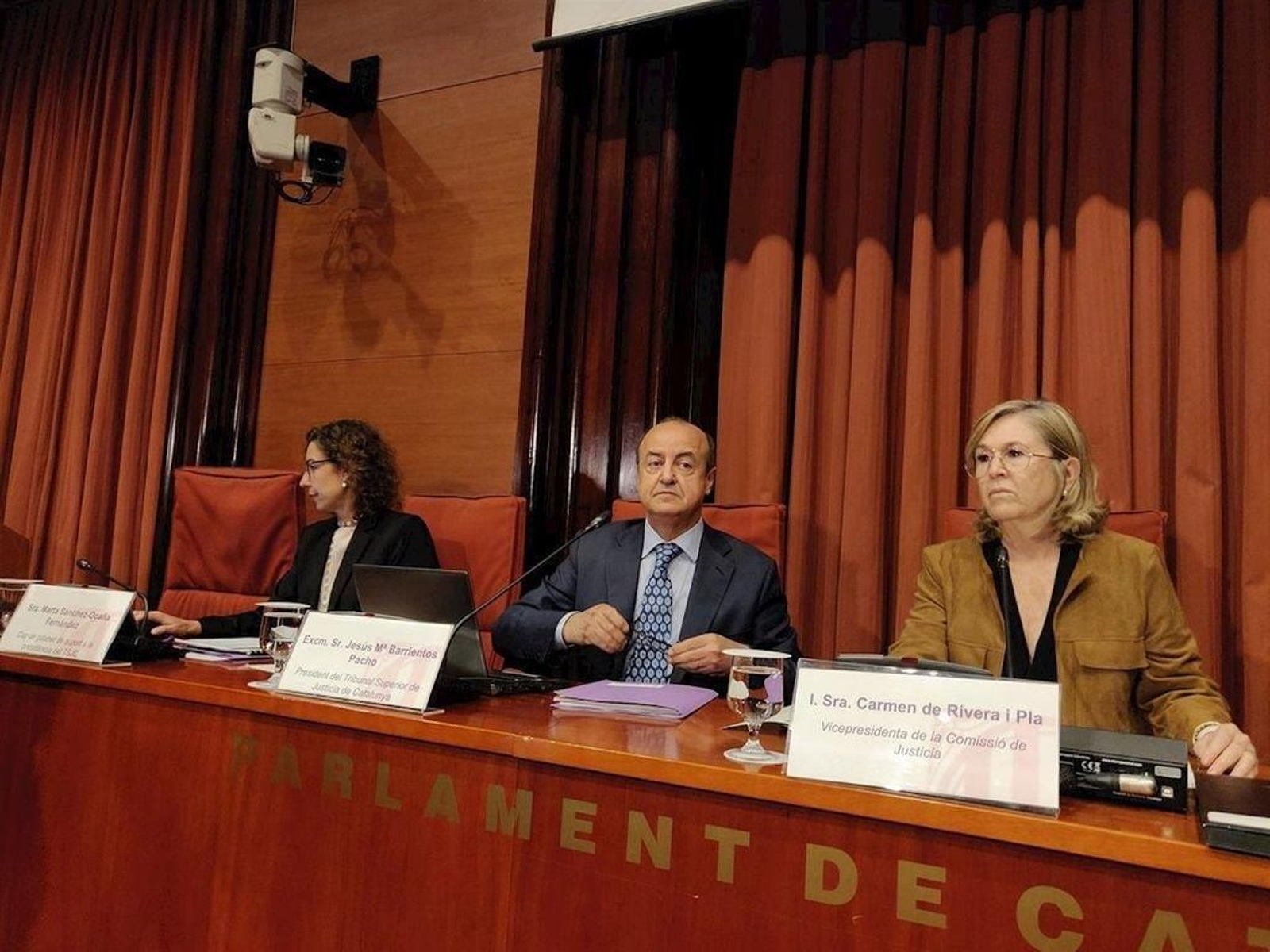 El presidente del Tribunal de Justicia de Cataluña, Jesús María Barrientos.