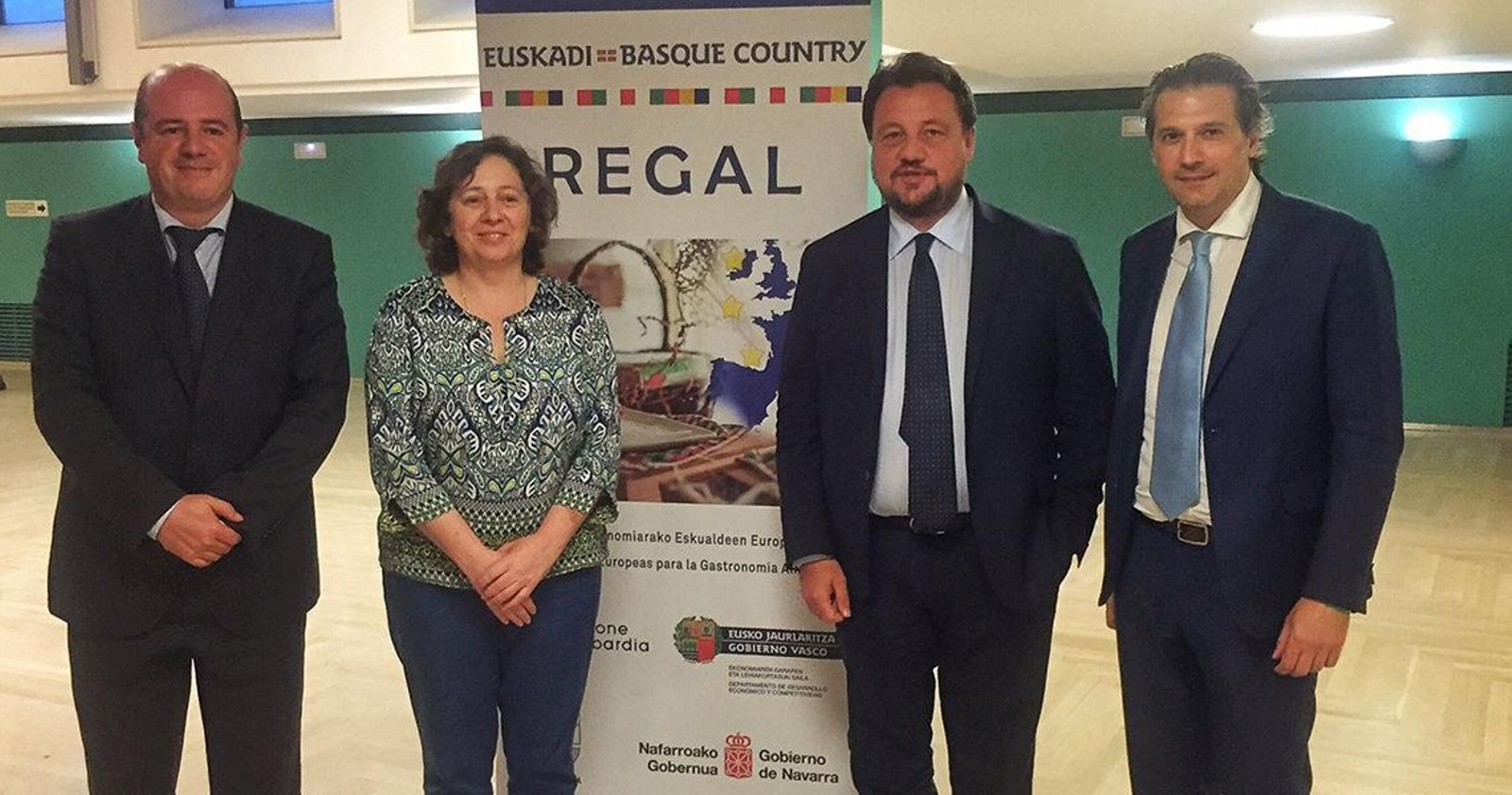 El donostiarra Palacio Kursaal ha acogido hoy la presentación de la Red de Regiones Europeas para la Gastronomía Alimentaria (REGAL), asociación promovida en 2015 por Euskadi y Lombardía
