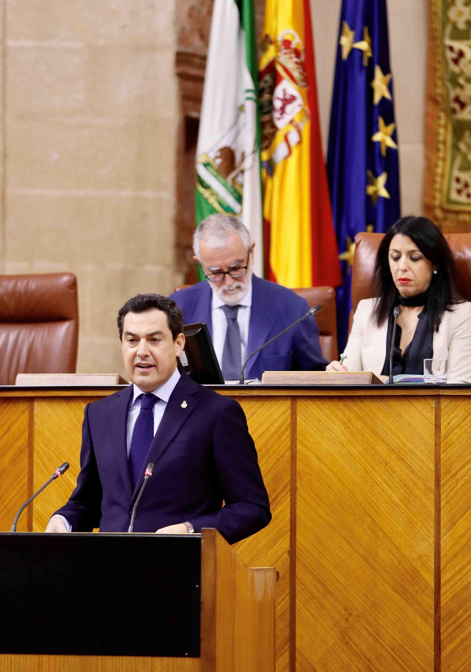 El presidente de la Junta de Andalucía, Juanma Moreno.EFE/José Manuel Vidal Moreno