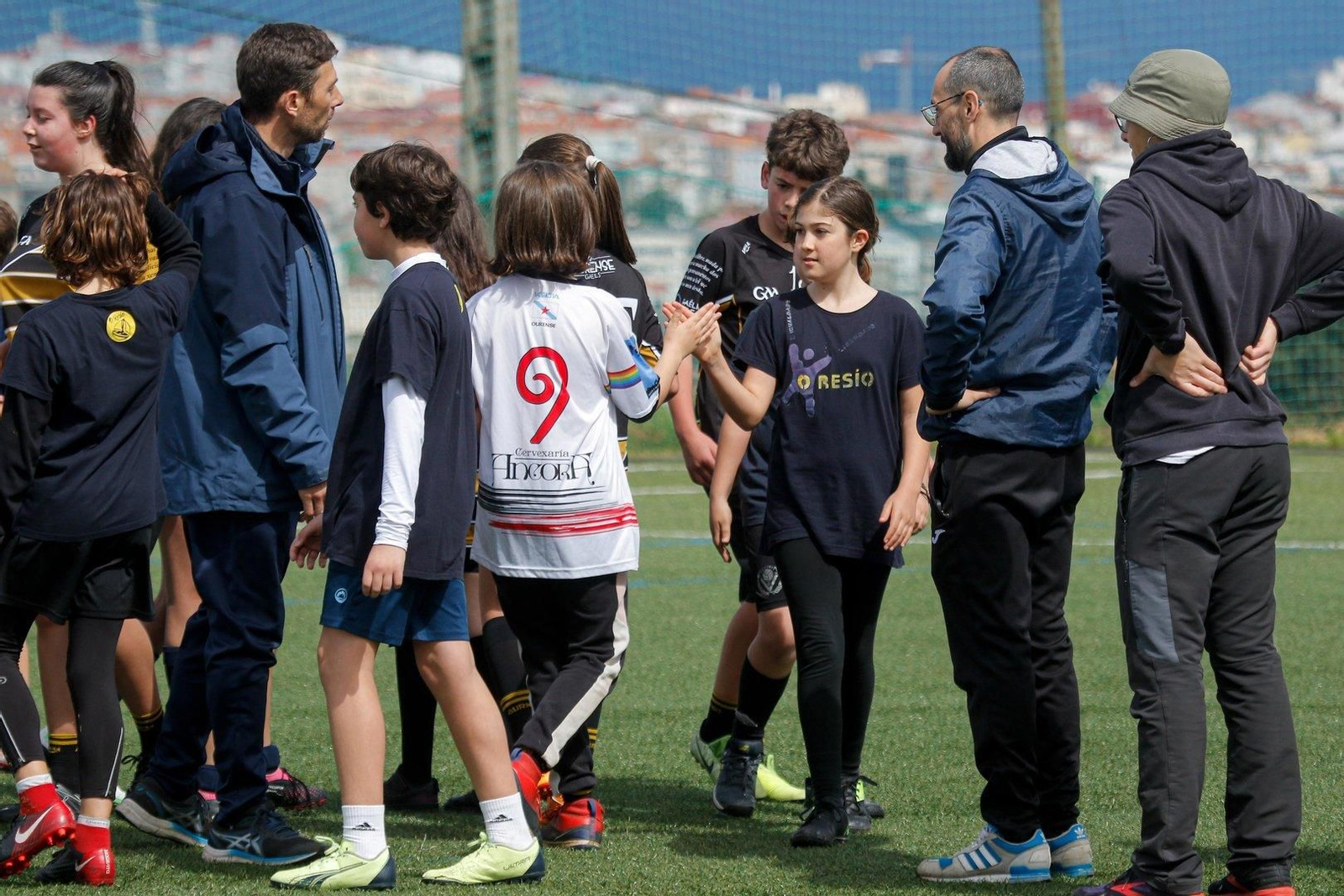 Torneo europeo de fútbol gaélico en Montecastelo.