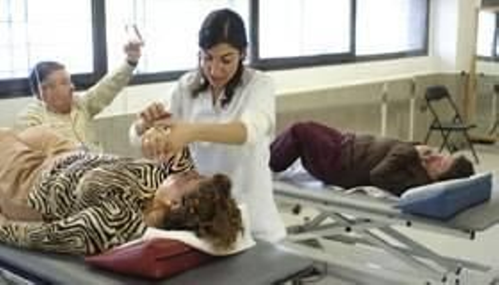 En la imagen, una sala de fisioterapia en un centro.