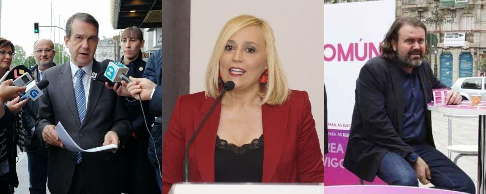 Abel Caballero, cuarta vez, Elena Muñoz, segunda vez y Rubén Pérez, segunda vez