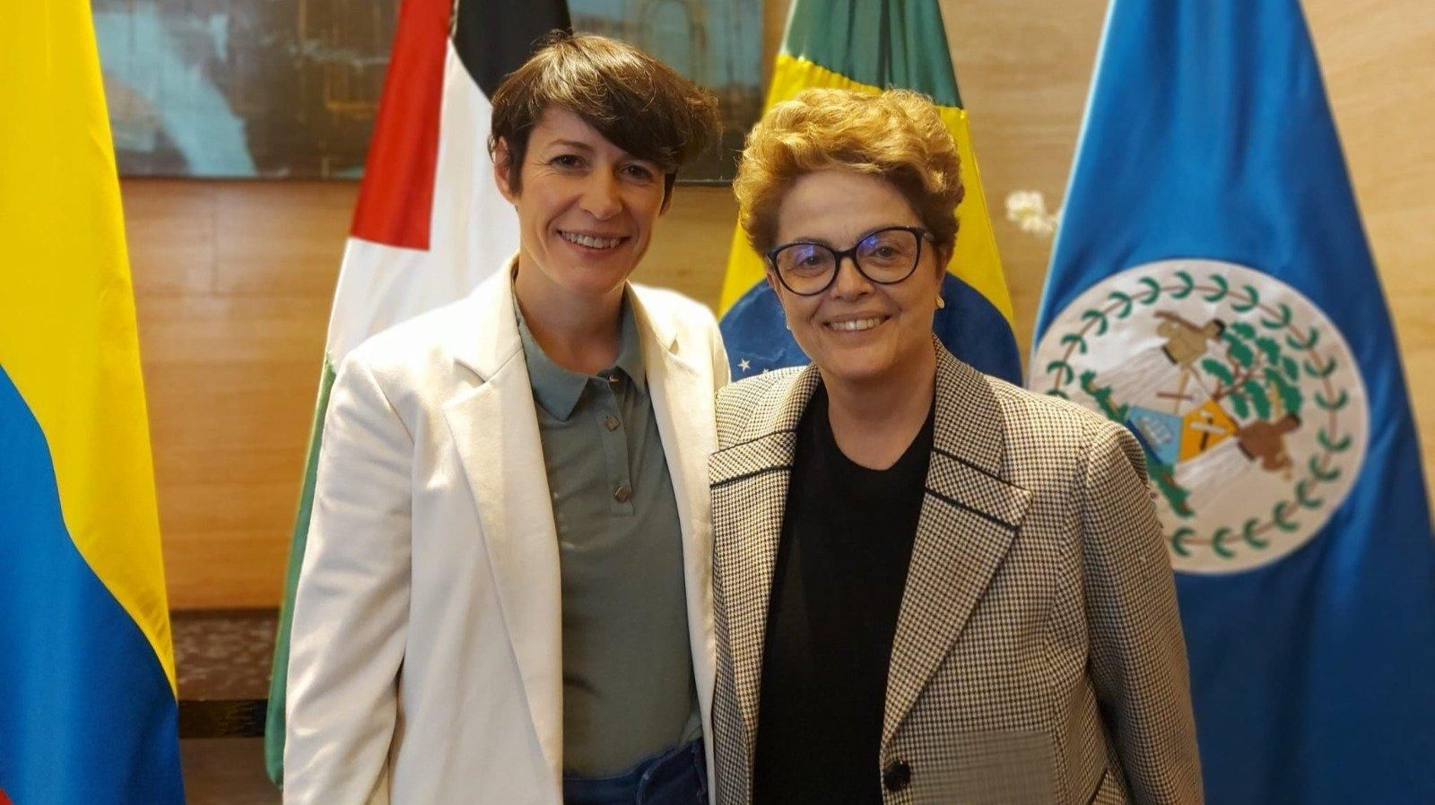 Ana Pontón y Dilma Rousseff