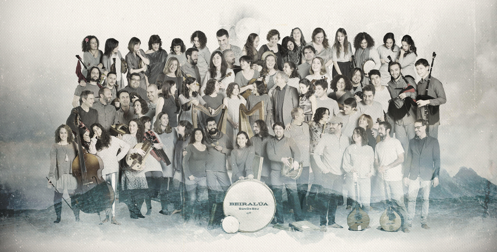 Sondeseu cumpre 17 anos como única agrupación sinfónica pero con instrumentos propios da tradición para tocar temas populares.