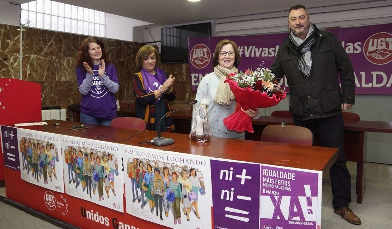 UGT reconoce a Carmen Álvarez