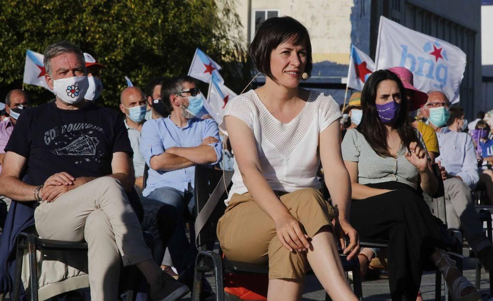 A candidata do BNG, Ana Pontón, recalcou que é posible un cambio para un “goberno leal co país”.