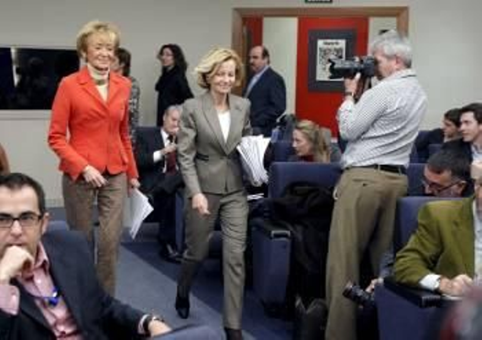 De la Vega y Salgado, a su llegada a la rueda de prensa tras el Consejo de Ministros.