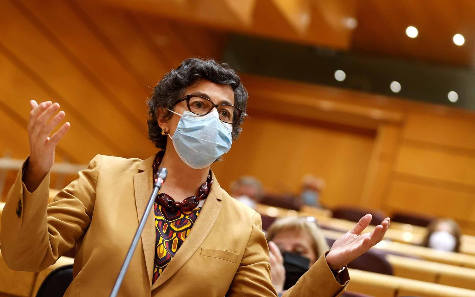 La ministra de Asuntos Exteriores, Arancha González Laya. EFE/ Mariscal