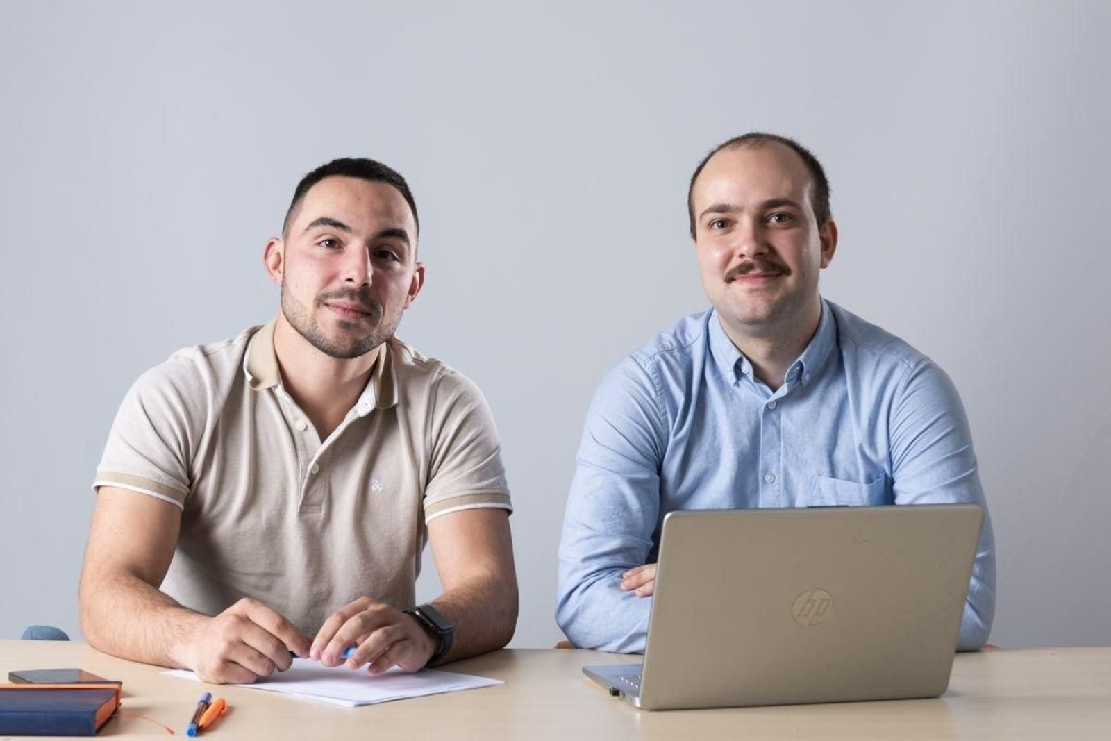 Daniel Dacuña, CEO de Carina IA, y Noé Asensio, director de operaciones.