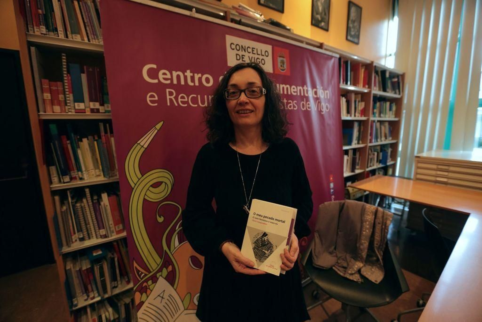 Celia Pereira falou en Vigo do legado de Clara Campoamor.