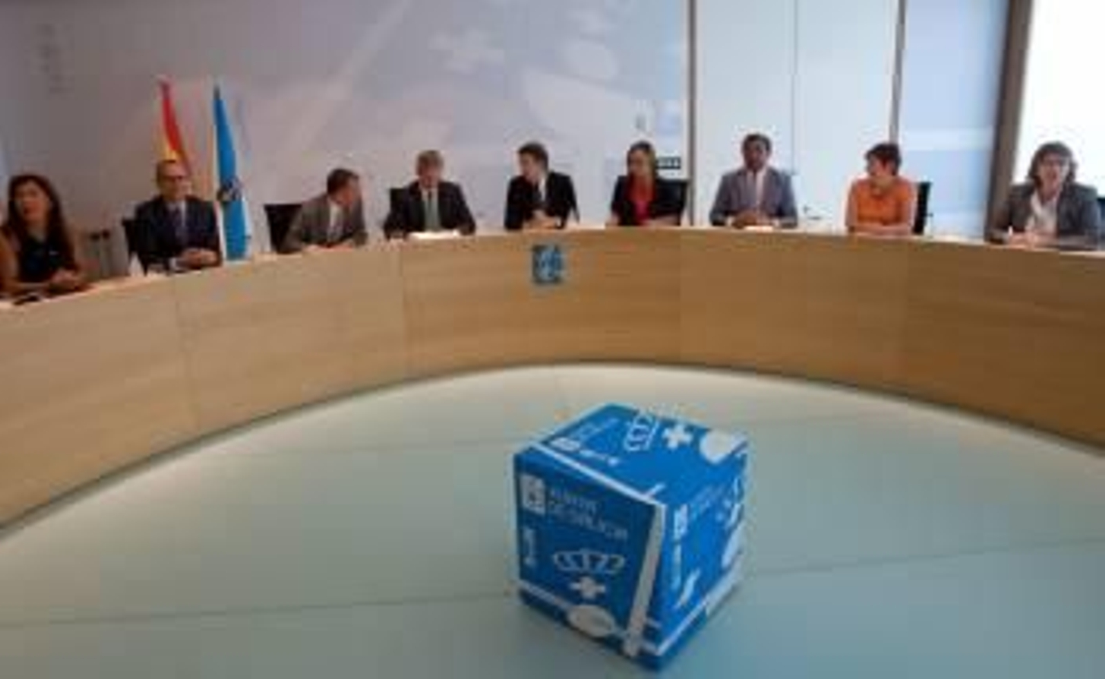 Miembros de la Xunta, reunidos en un Consello. (Foto: ARCHIVO)