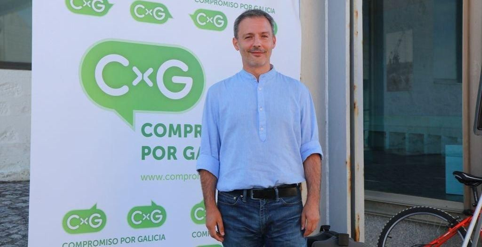 Xoán Carlos Bascuas, no Museo do Mar de Galicia, en Vigo.