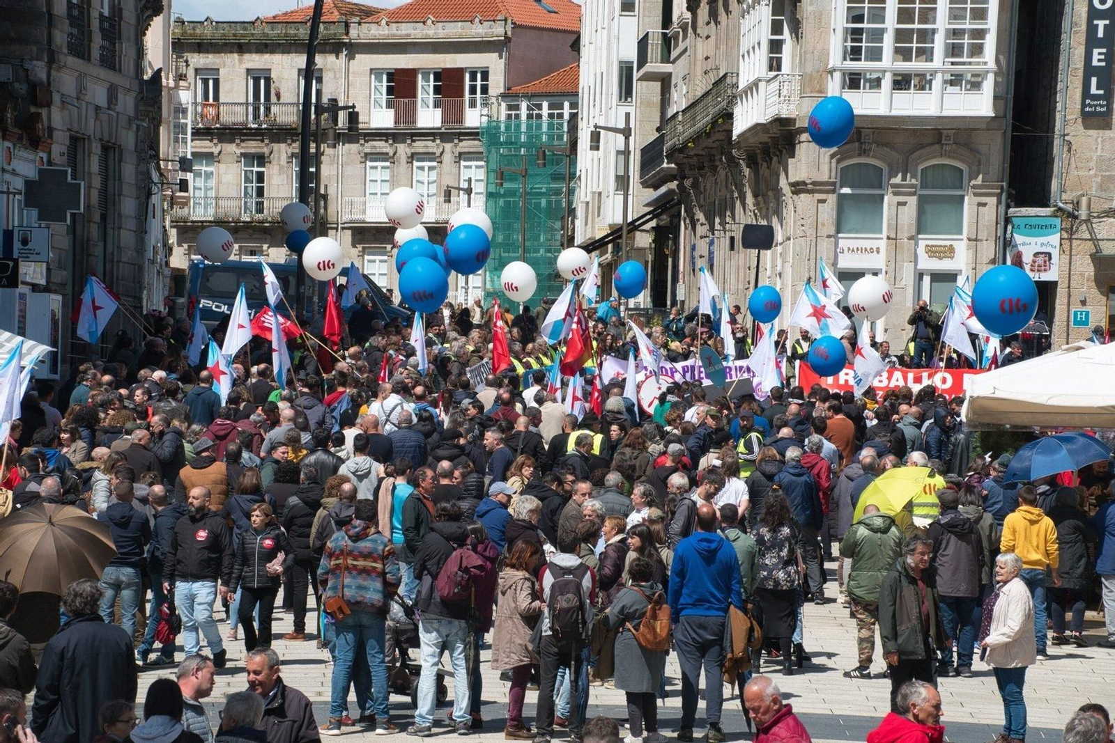 Manifestación de la CIG.