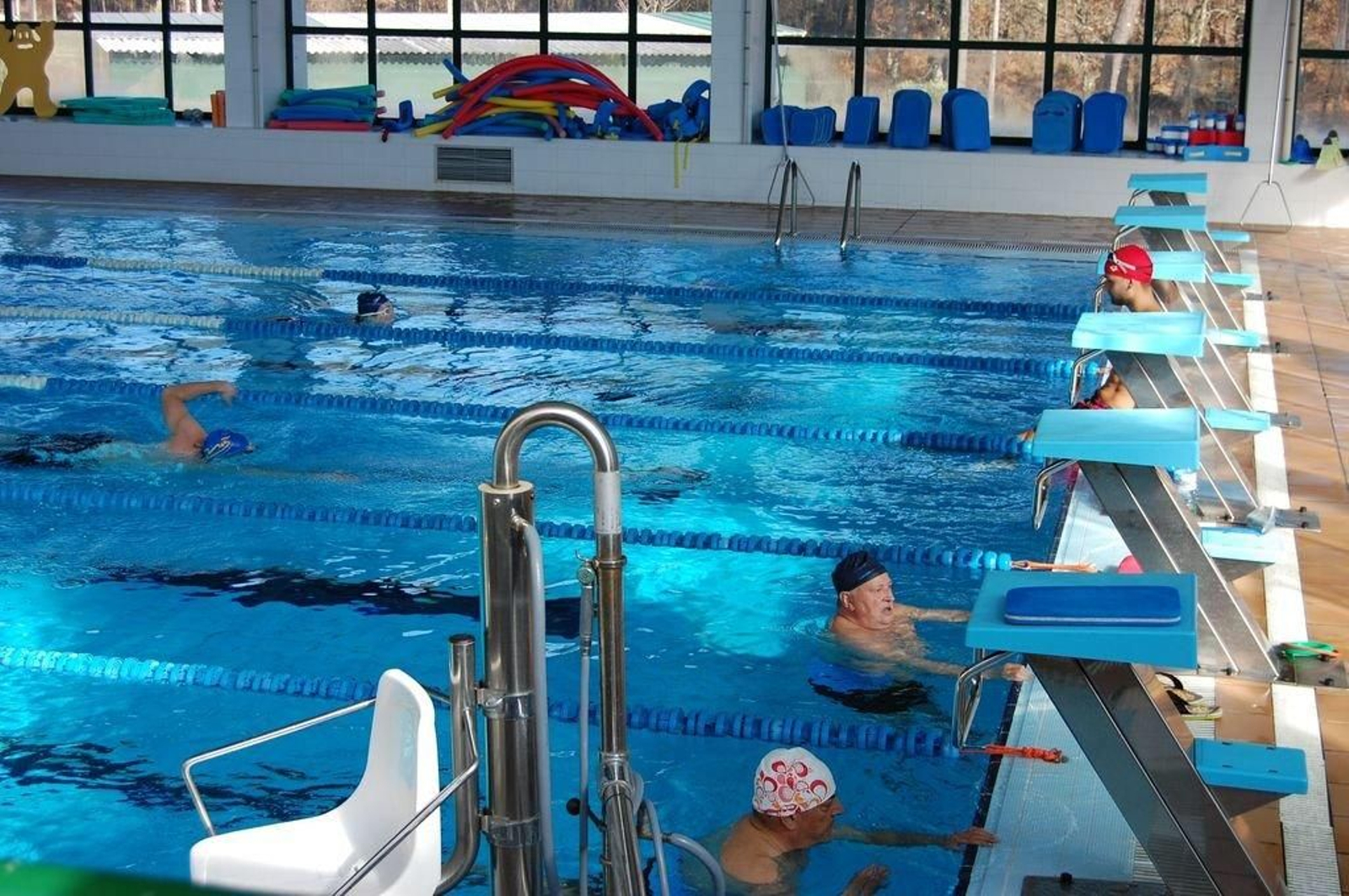 La piscina  cubierta de Mos, remodelada recientemente.