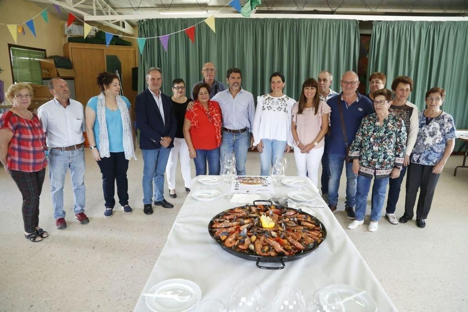 La presentación de la Fiesta de la Paella, ayer en el local de Chan do Bosque.