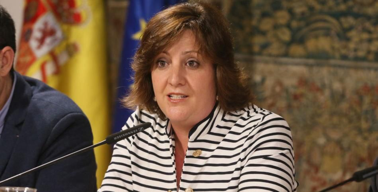 La consejera de Empleo, Patricia Franco, fue la encargada de explicar las cifras.