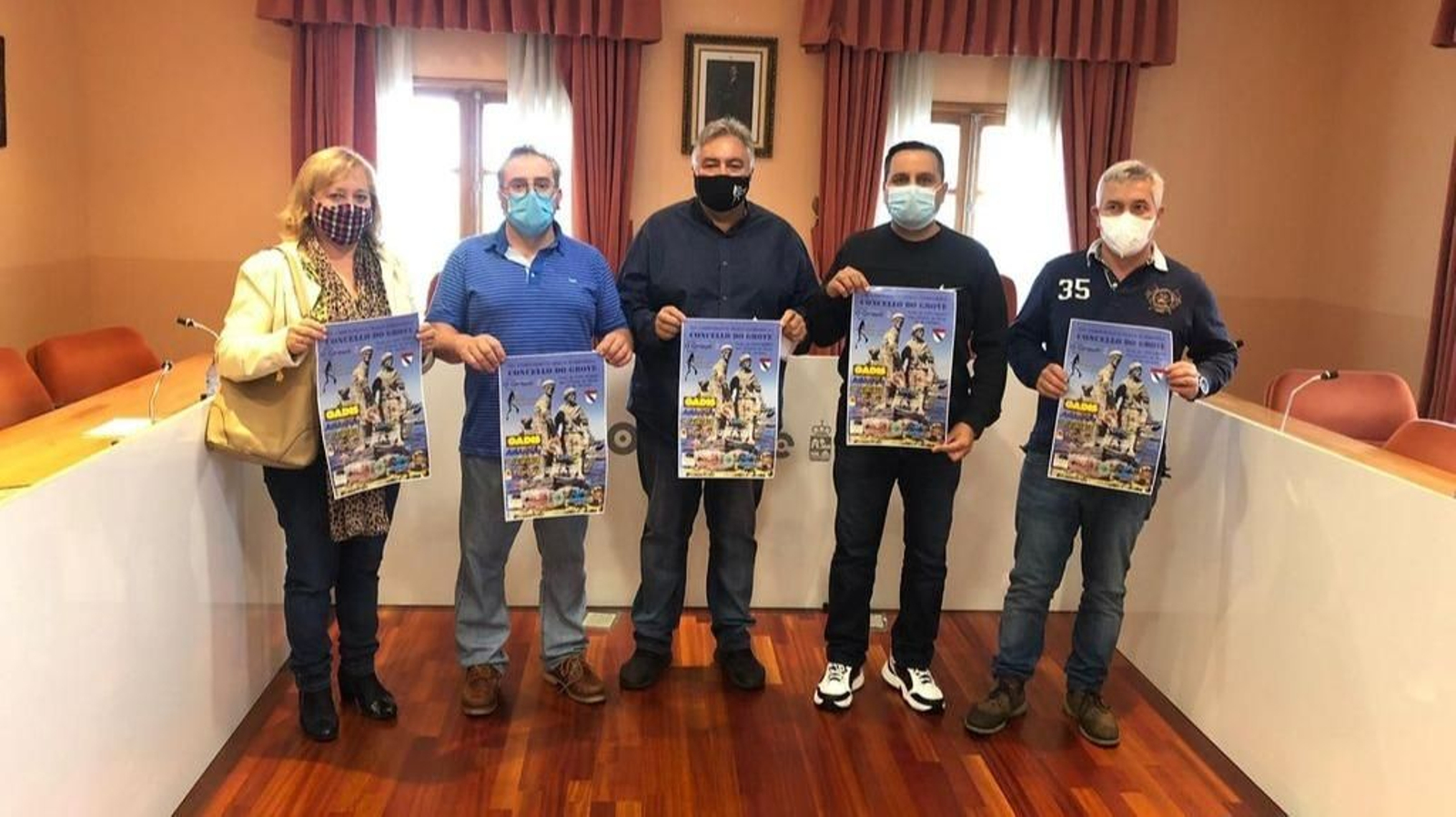 El Concello de O Grove patrocina un año más la cita de pesca subacuática.