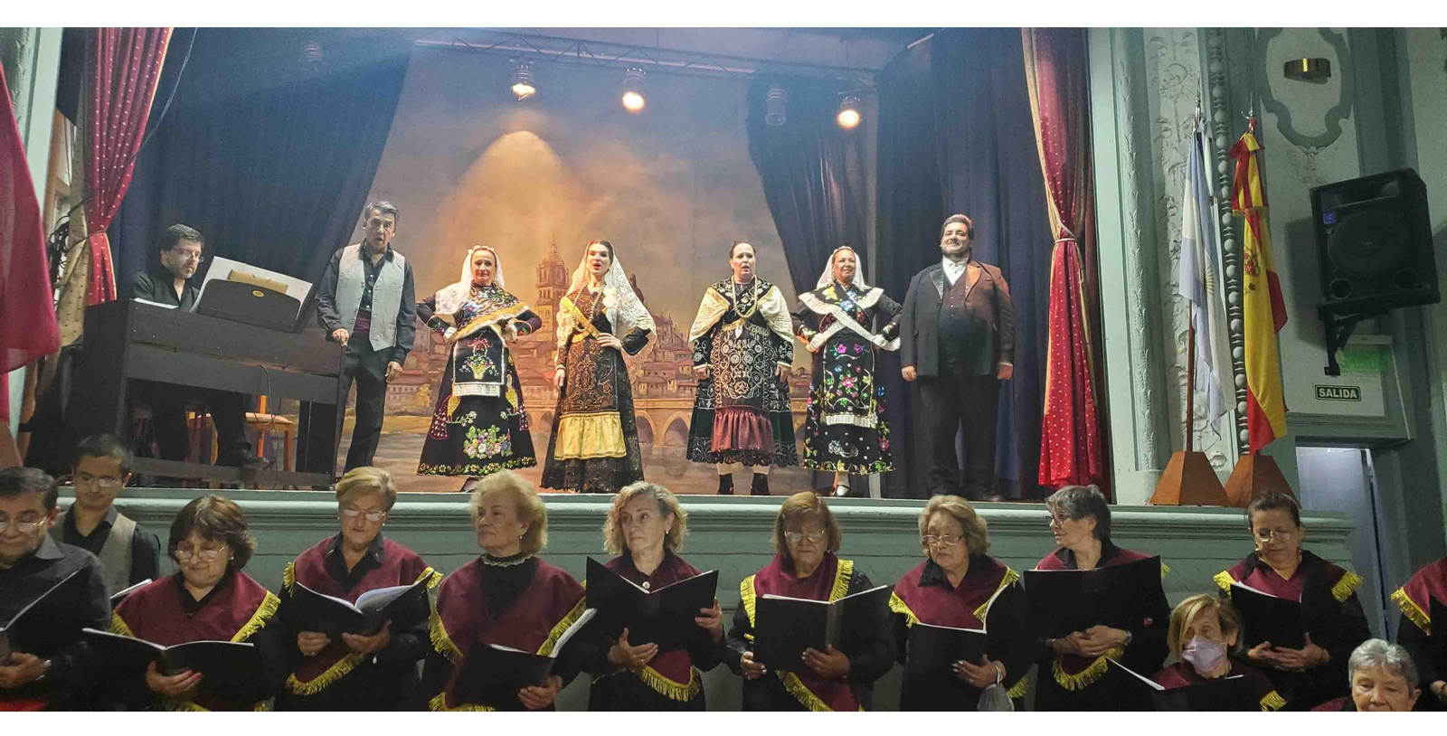 En el Centro de Salamanca de Buenos Aires se llevó acabo la Zarzuela "La linda tapada" dirigida por la Profesora Liliana Montiel