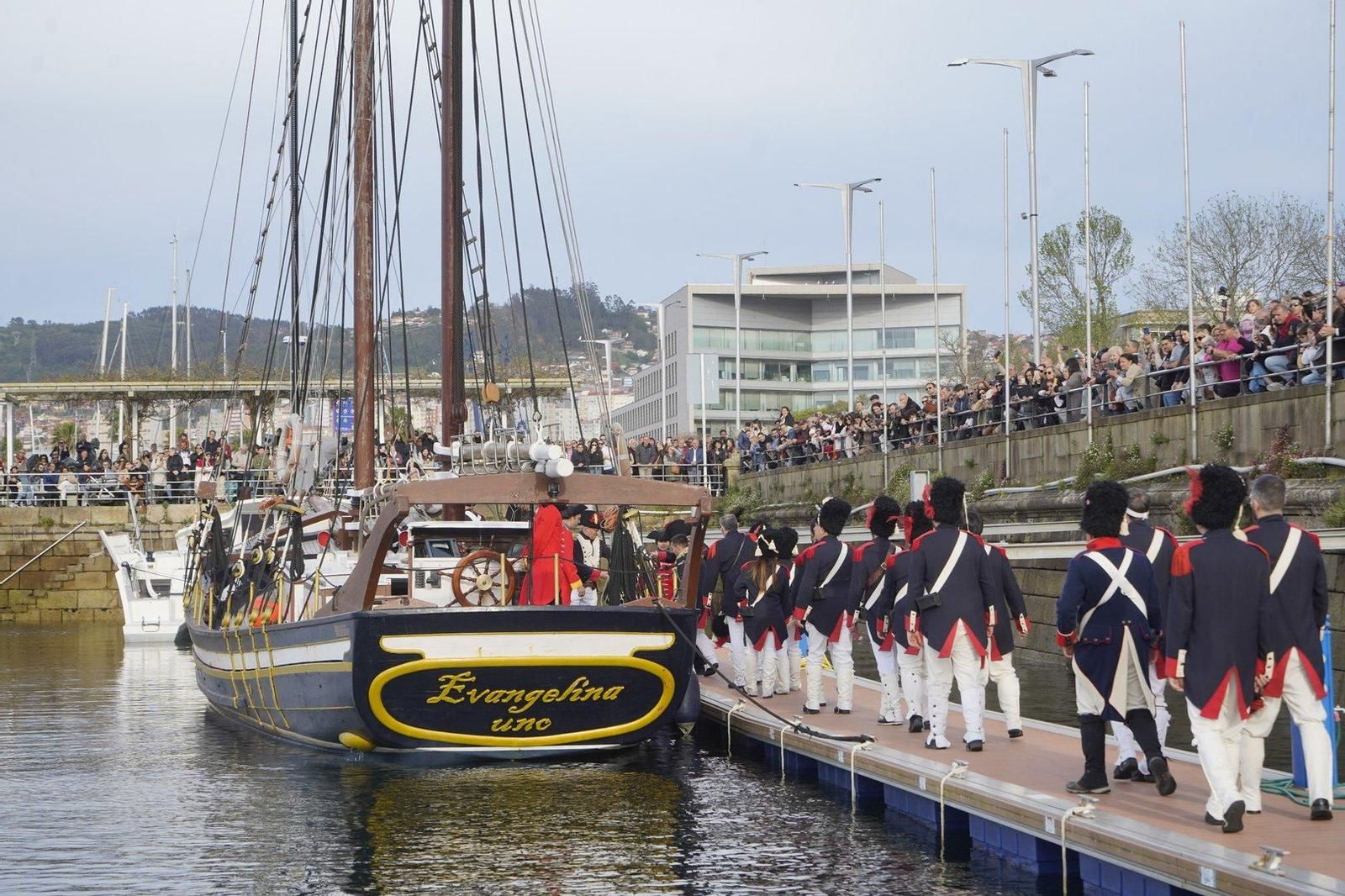 pRepresentación de la Reconquista de Vigo 2024.