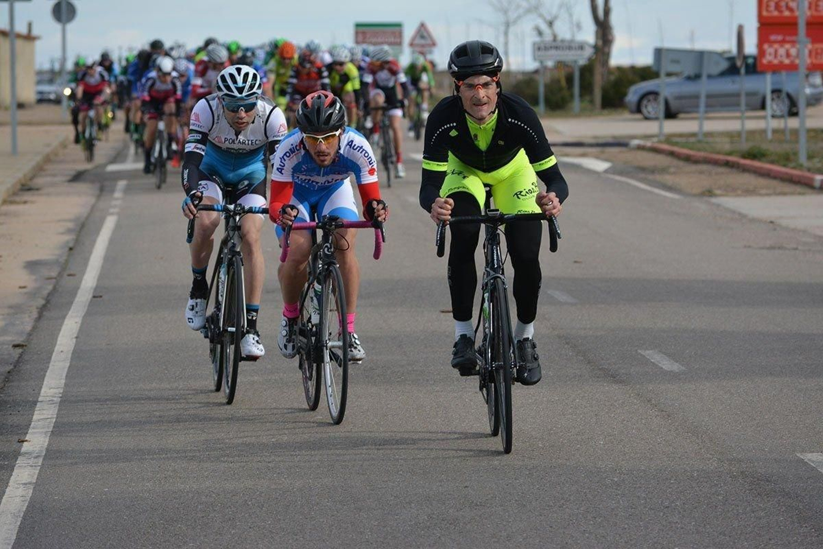 El corredor David Galarreta.