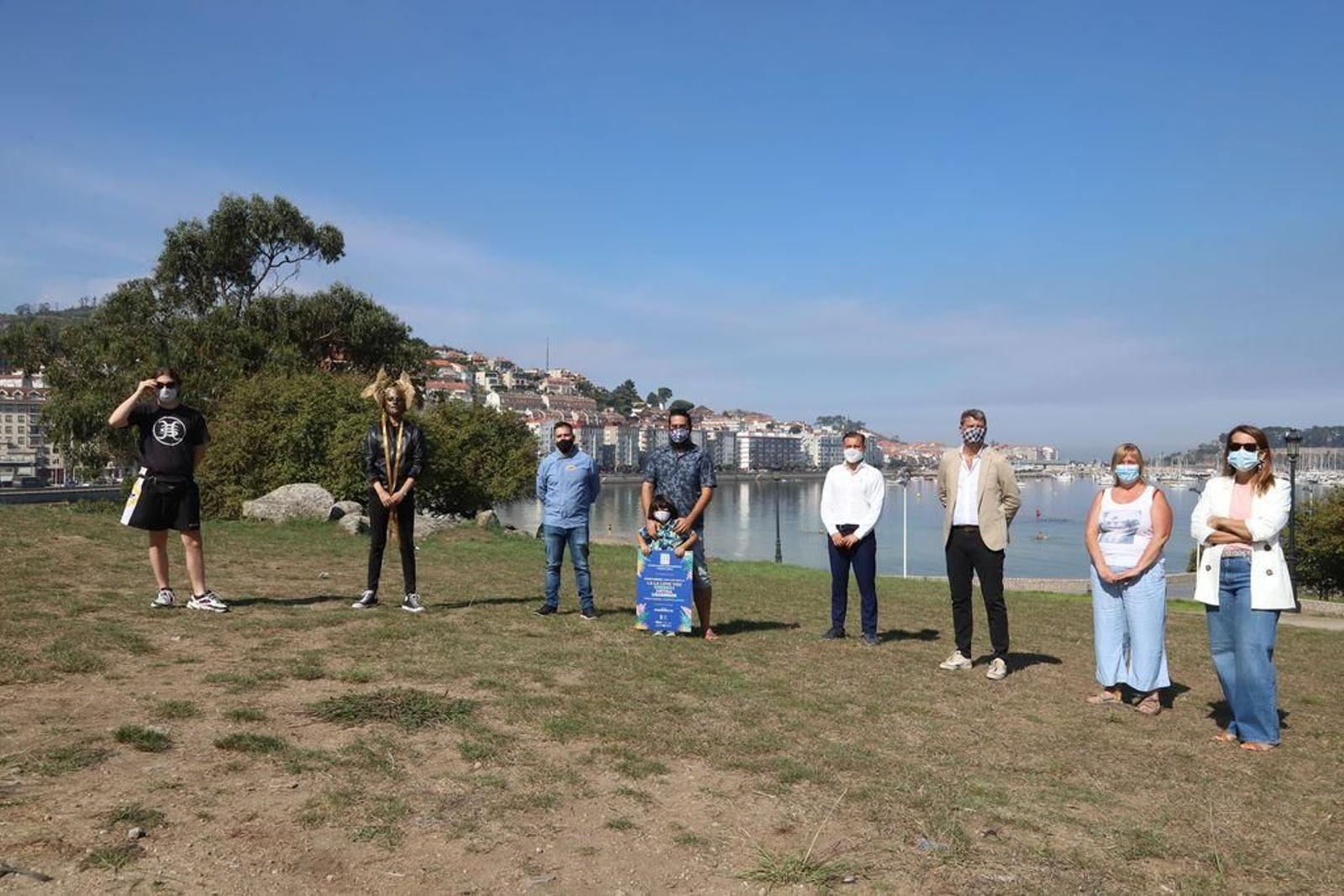 La presentación del evento musical se celebró al aire libre en el entorno de Santa Marta.