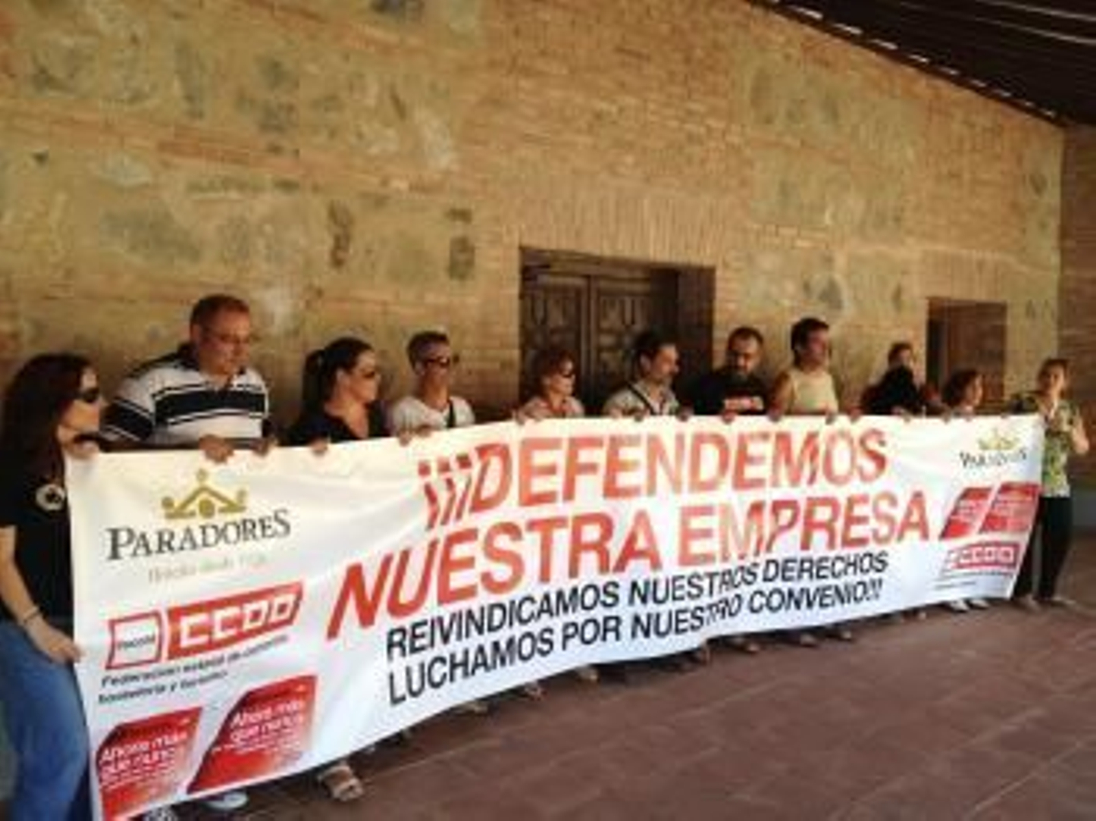 Trabajadores de Paradores.