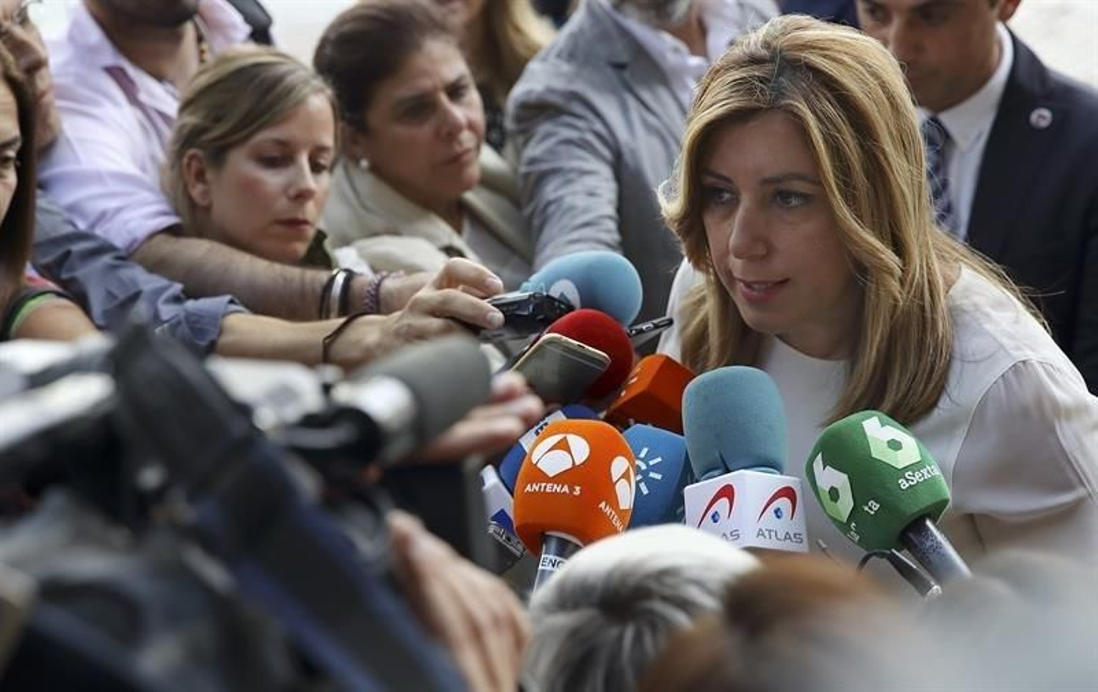 La presidenta de la Junta de Andalucía, Susana Día