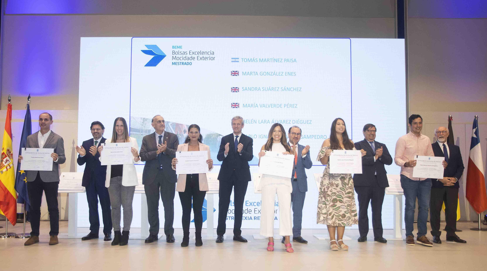 La Xunta ofertará 250 Becas Excelencia Juventud Exterior para cursar un máster en Galicia en el próximo curso académico