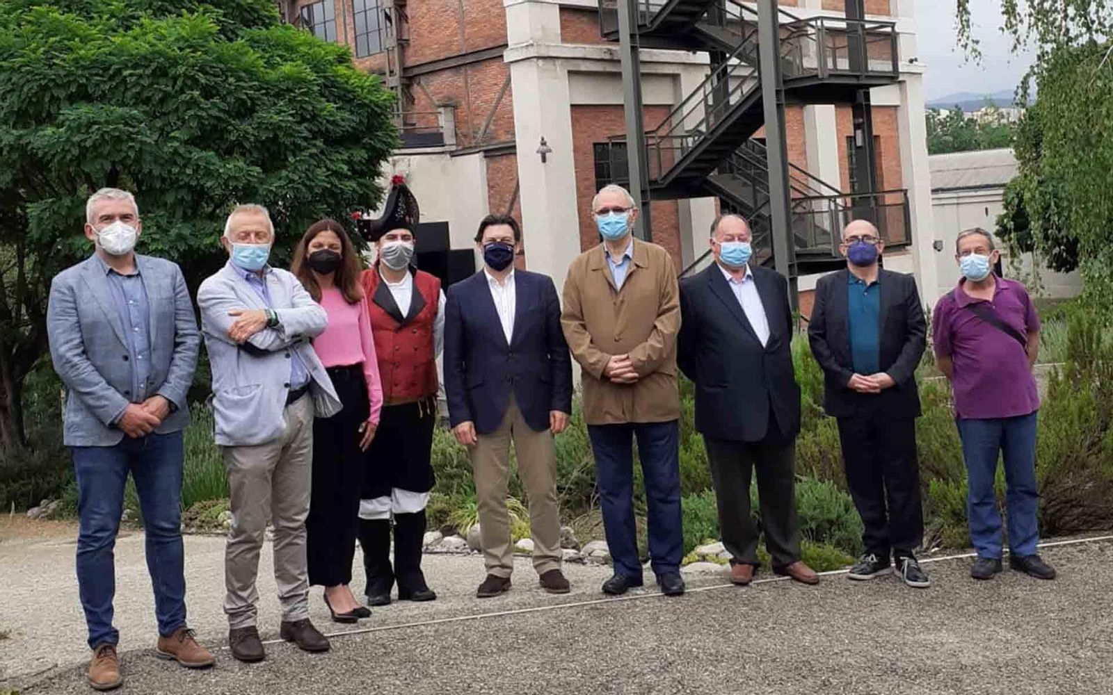 Imagen de la presentación de los actos de celebración del Xacobeo 2021-22 del Centro Galicia en Ponferrada