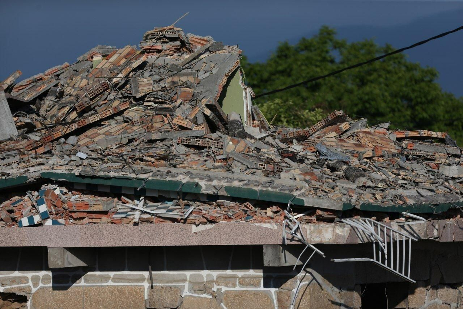 La 'zona cero' de la explosión de Tui  Alberte 12