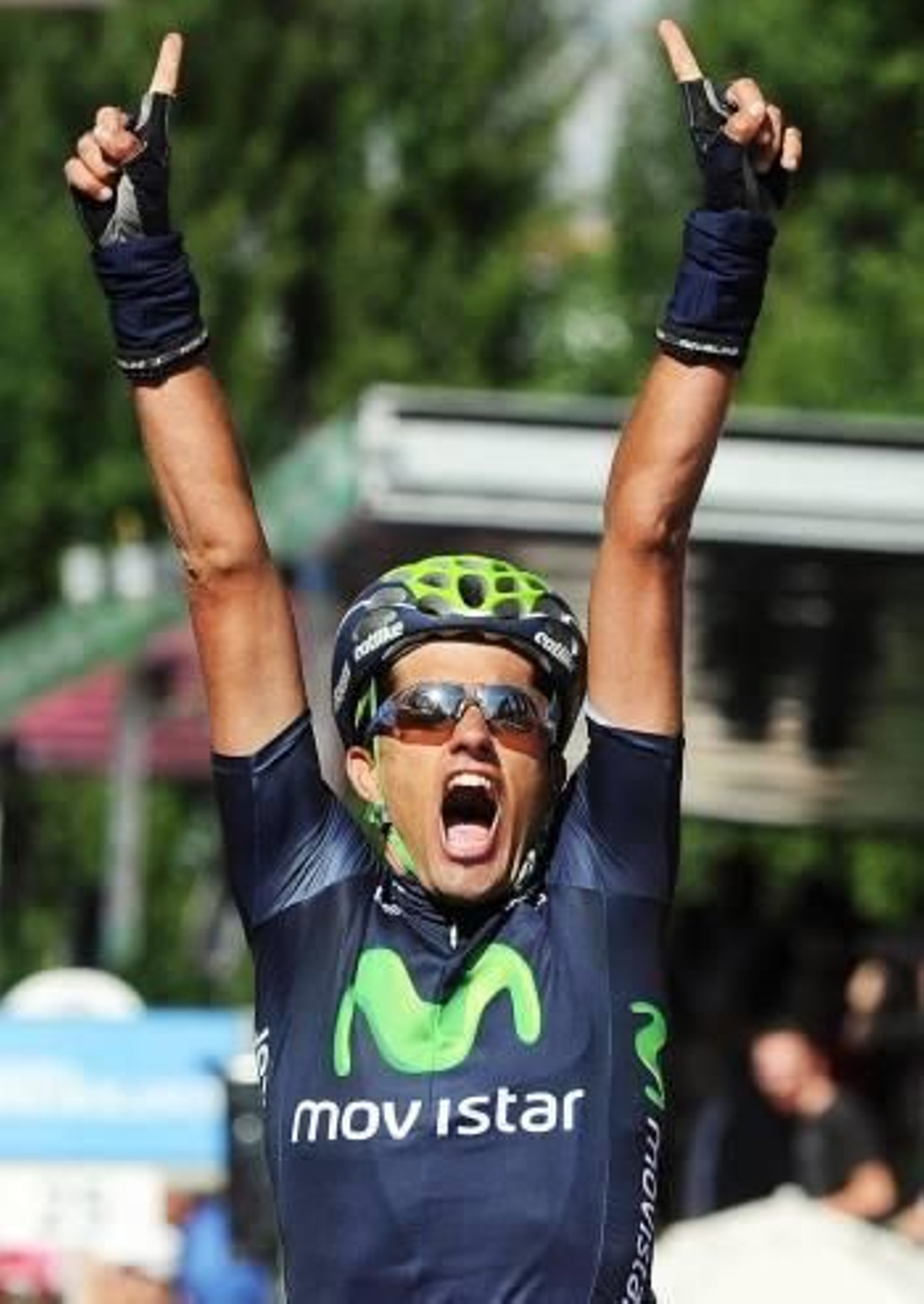 Intxausti celebra la victoria. (Foto: DANIEL DAL ZENNARO)