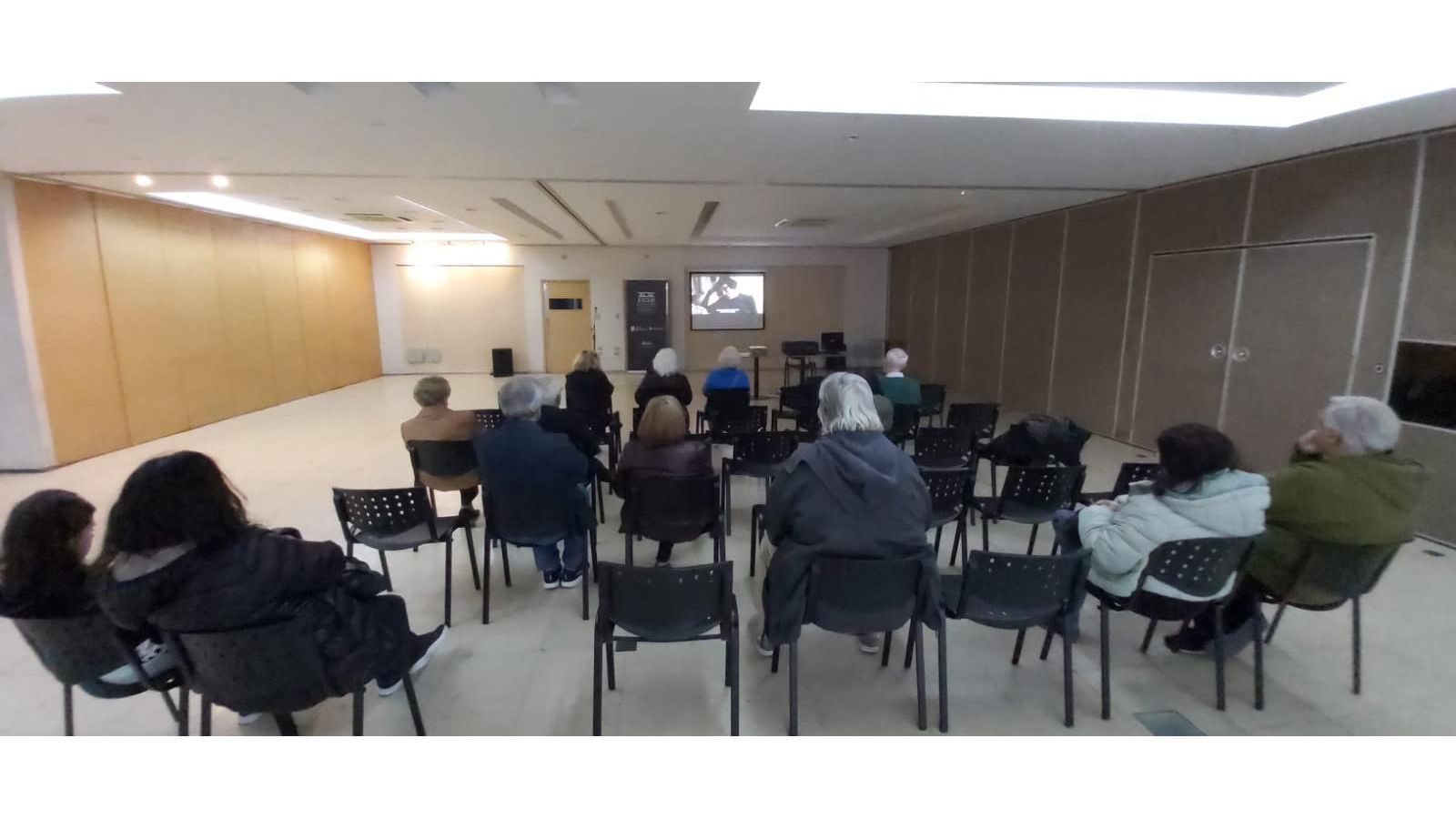 Imagen de la proyección en Buenos Aires