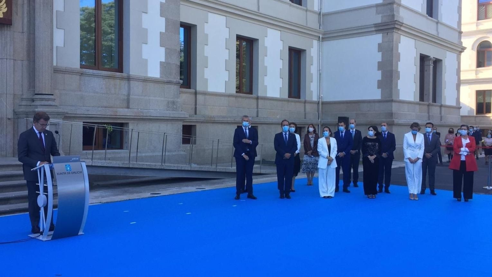 Toma de posesión del nuevo Gobierno de Feijóo al inicio de la XI Legislatura.