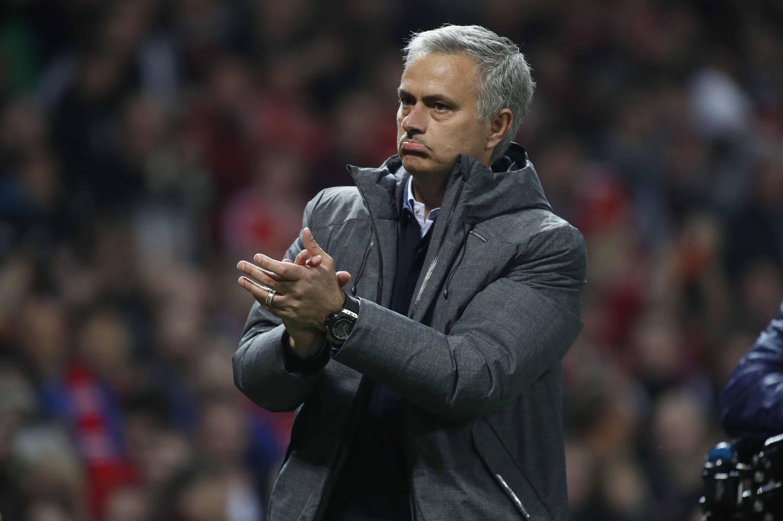 Las mejores imágenes del partido de vuelta entre Manchester United y Celta (1-1). // J.V. Landín