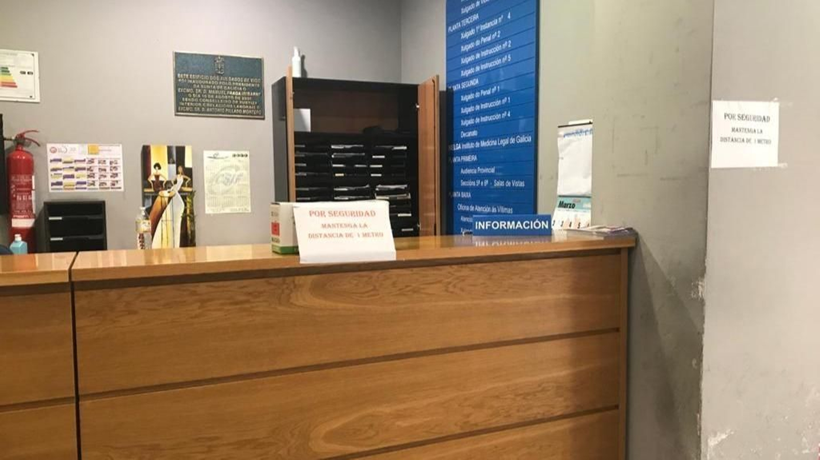 Oficina de información en los juzgados