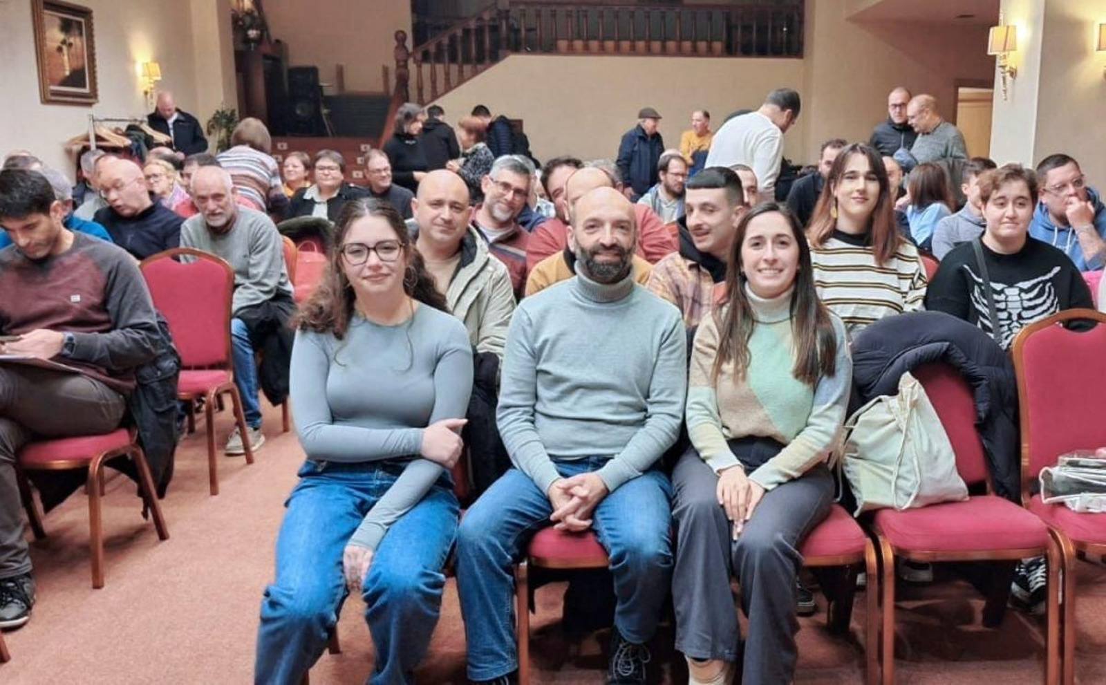 Xoán Carlos González en la Asemblea Comarcal de Vigo del BNG.