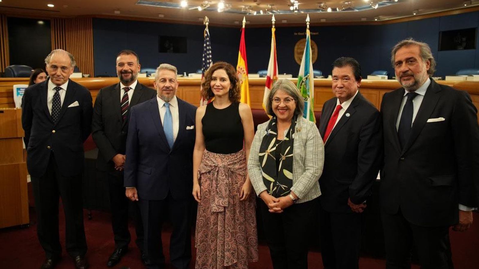 Isabel Díaz Ayuso en Miami