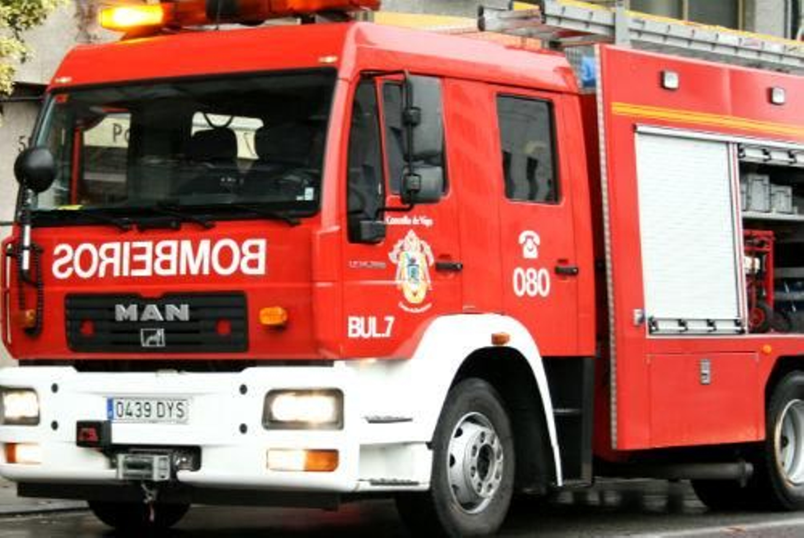 Imagen de archivo de un camión de bomberos.