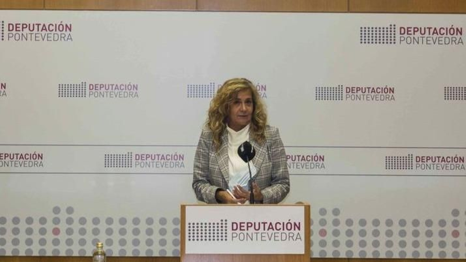 A presidenta da Deputación de Pontevedra, Carmela Silva.