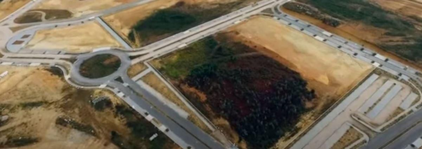 Una parte del parque empresarial que abrirá en 2024 situado en el Miño, frente a la Plisan.