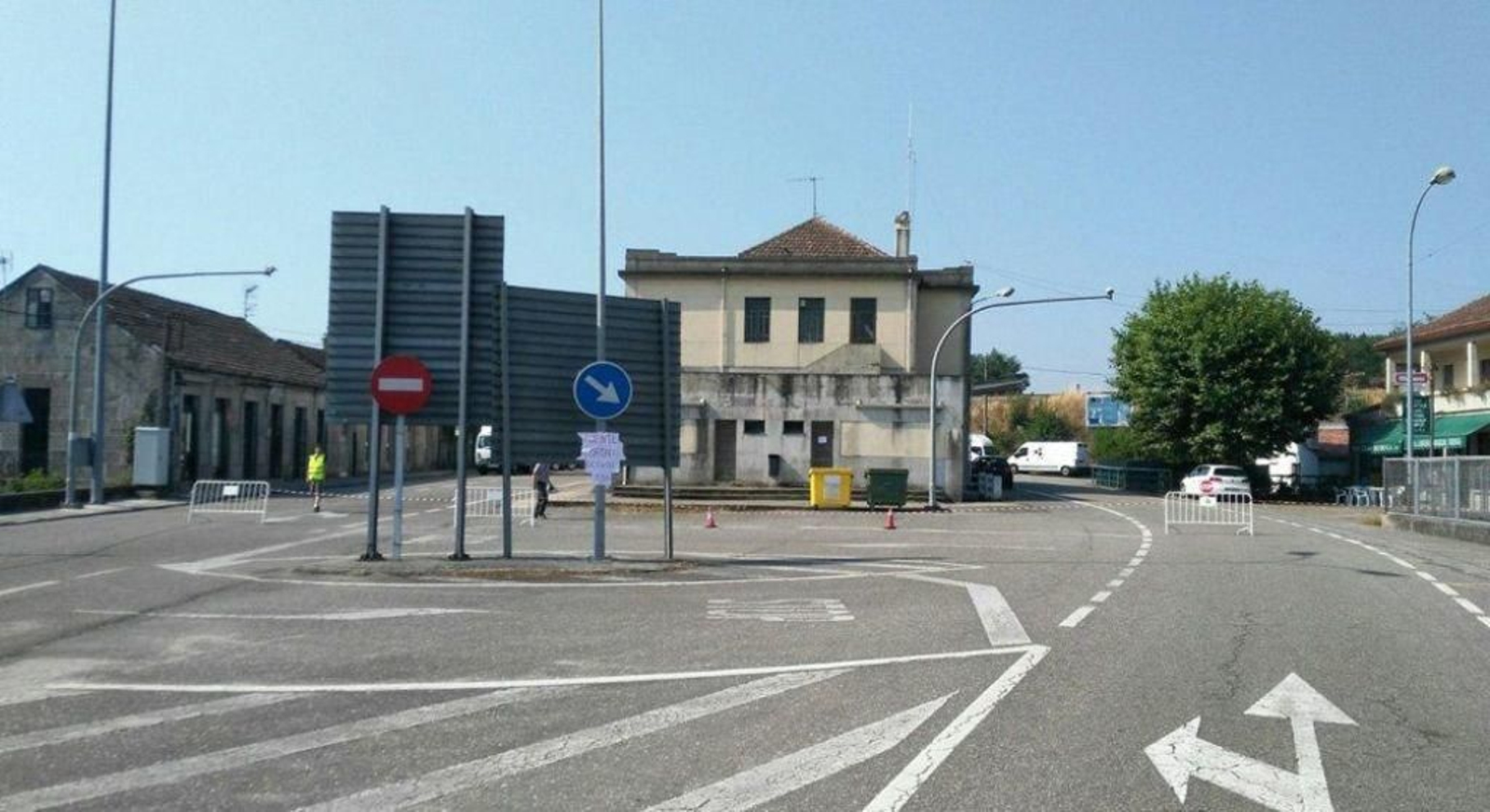 El tráfico estuvo cortado durante toda la jornada para permitir el rodaje de la película.