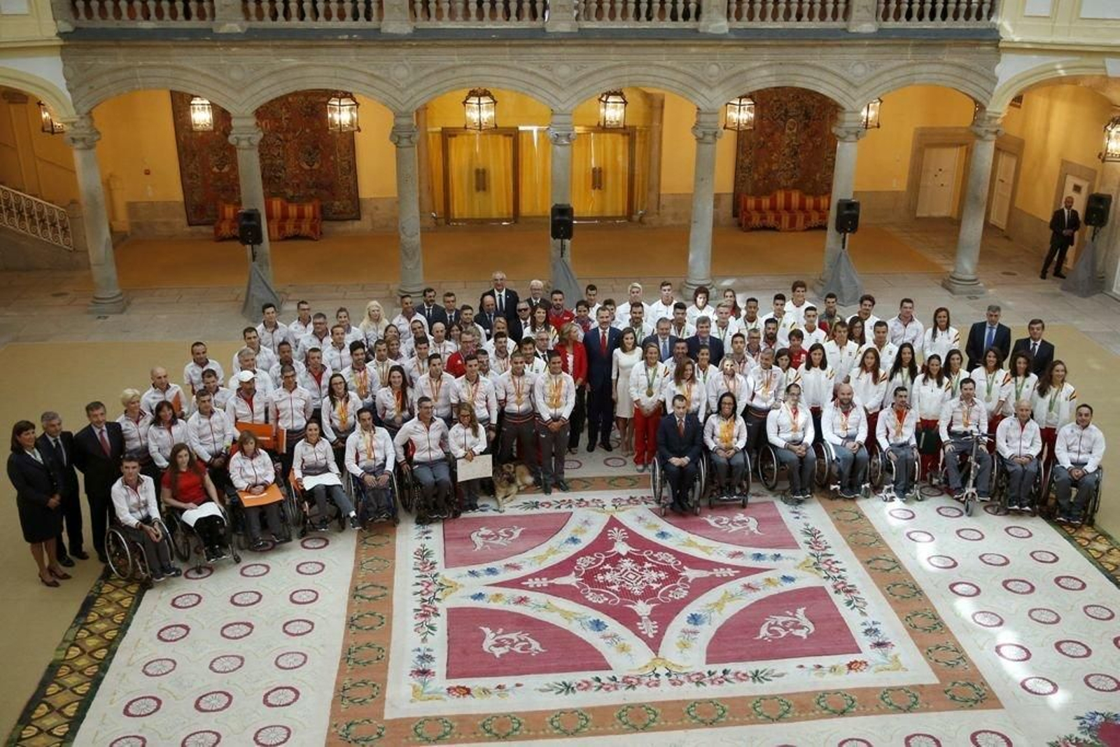 Los Reyes recibieron a los olímpicos y paralímpicos de Río