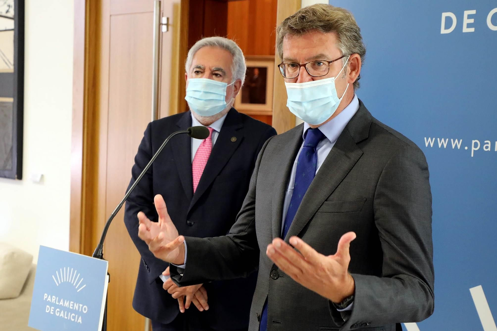 Miguel Santalices se enntrevista co candidato previsto para a Presidencia da Xunta de Galicia.