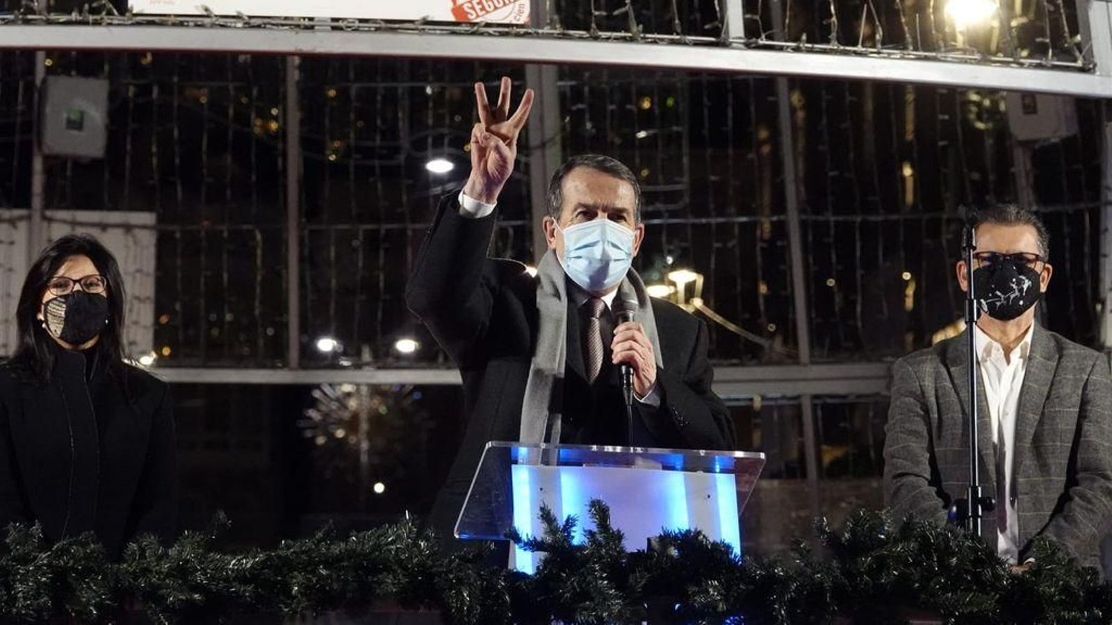 Encendido de las luces de la Navidad en Vigo // Vicente