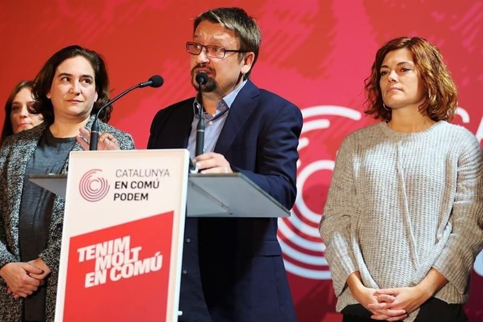 Cabeza de lista de Cataluña en Comú Podem Xavier Domènech