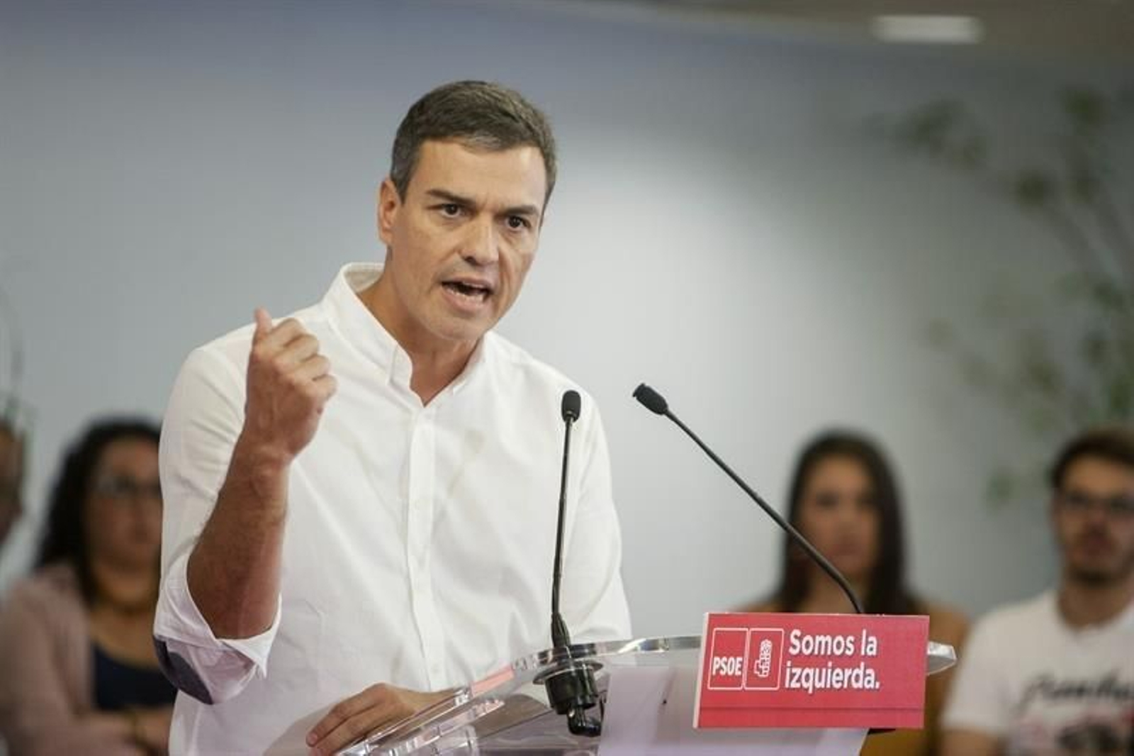 El secretario general del PSOE, Pedro Sánchez