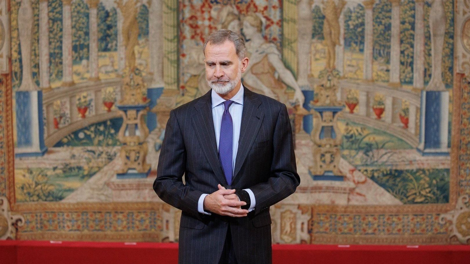 El rey Felipe VI, pensativo, en una imagen tomada recientemente. // E.P.