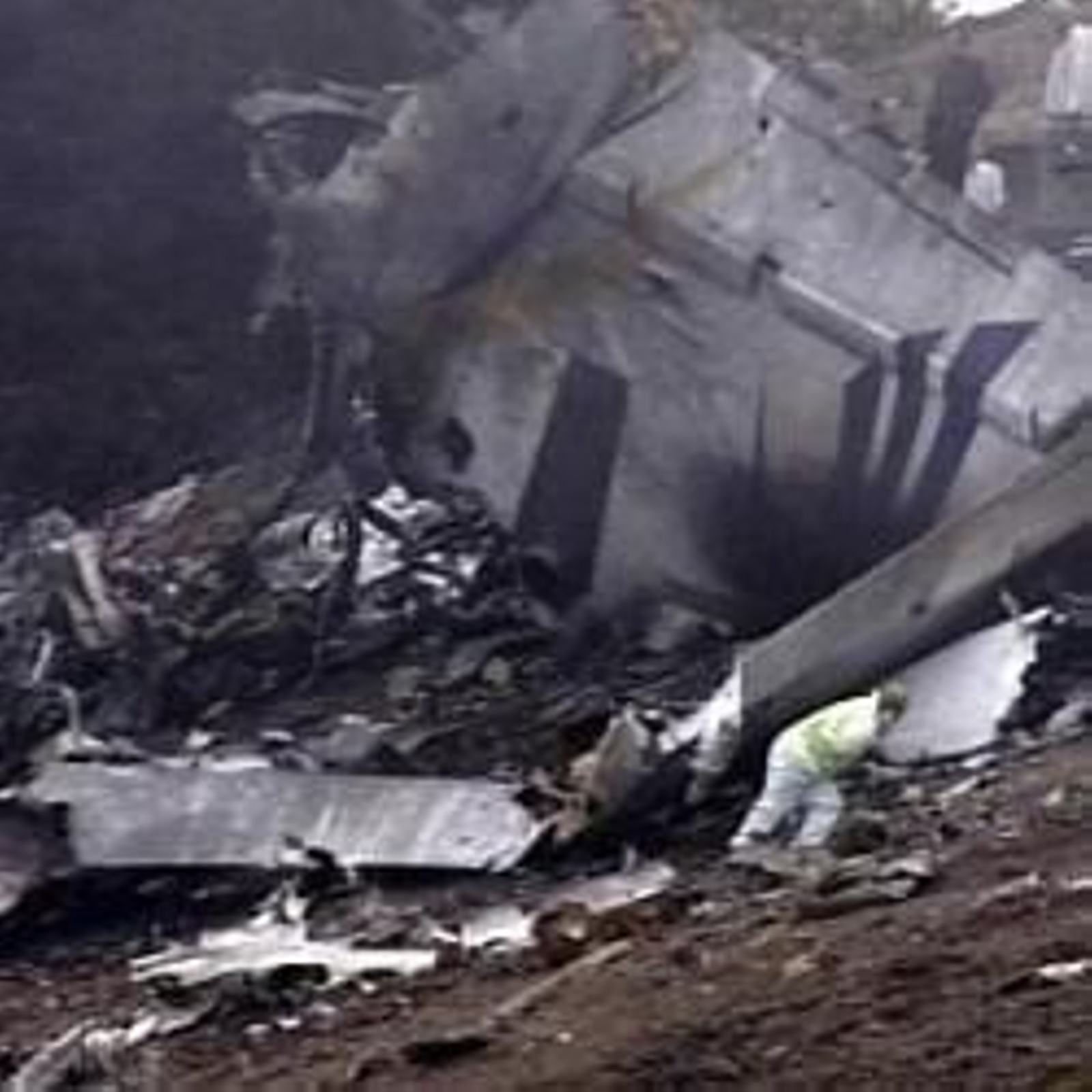 El Yak-42 siniestrado.