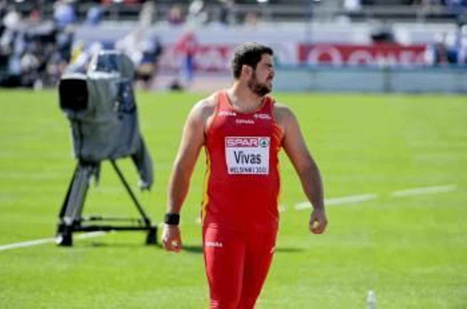 Borja Vivas, durante la calificación de peso. (Foto: Markku Ojala)
