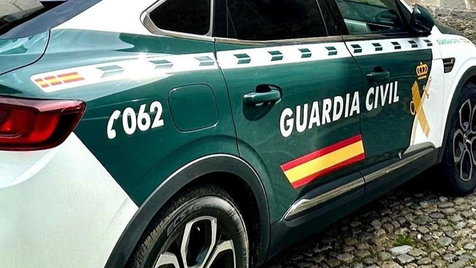 Vehículo de la Guardia Civil.